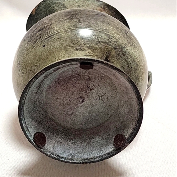 Antique Pewter Silver Pitcher - Picture 7 of 13